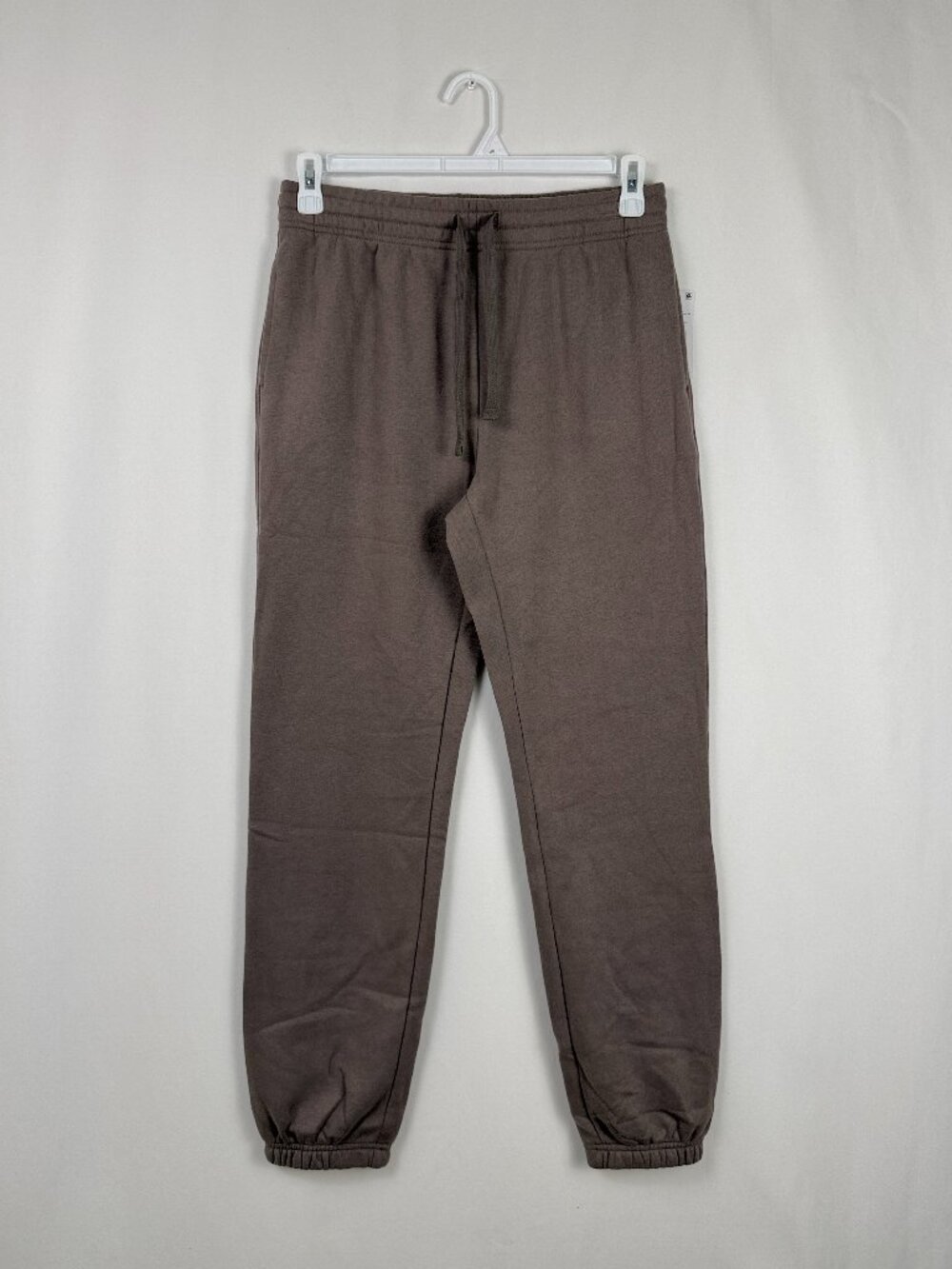 George Womens Core Fleece Joggers Sweatpants Brown Taupe S M L NWT
